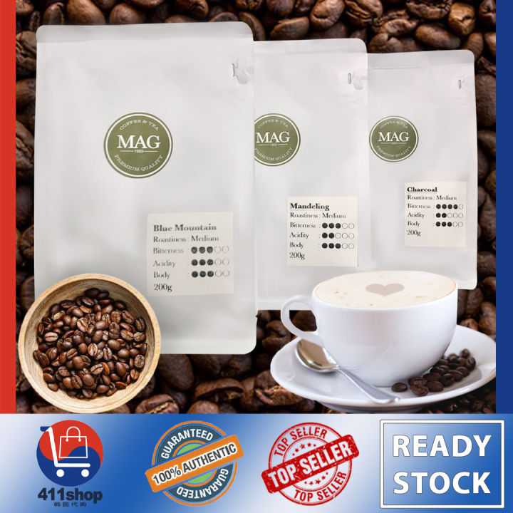 Local Ready Stock High Quality Blue Mountain 100% Arabica Coffee Bean ...