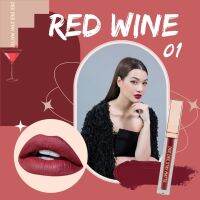 DeeDee Stay Matte เบอร์ D01 Redwine ลิปแมทสูตรบางบางเบา ติดทนนาน ด้วยเทคโนโลยี ลิปฟิลเลอร์ เม็ดสีแน่น สด ติดทนนาน เนื้อเนียน เกลี่ยง่าย ไม่ตกร่อง พร้อมสารบำรุง วิตามินE บีส์แวซ์