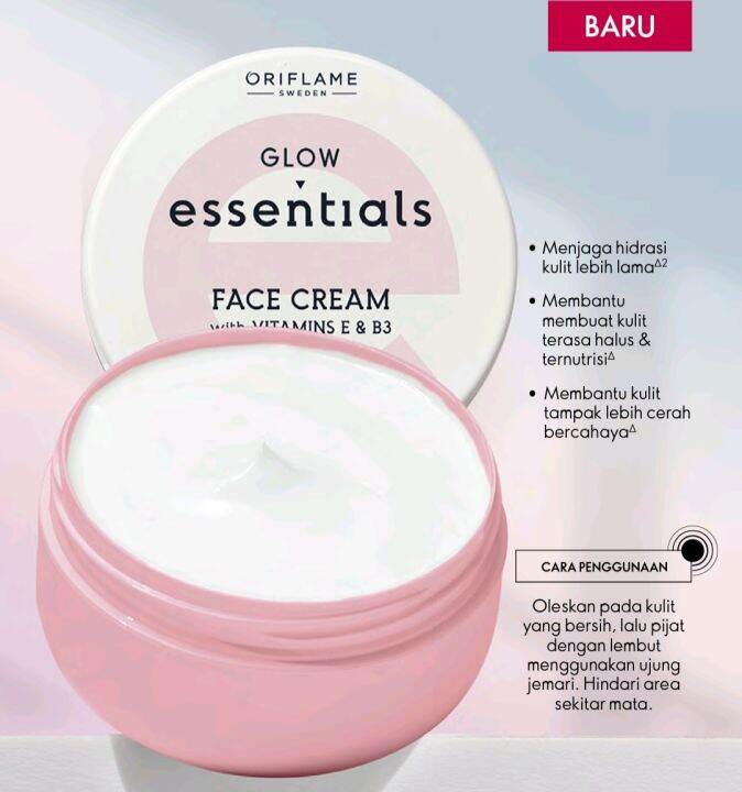 Skin Care Glowing By Glow Essentials Face Cream Sabun Cuci Muka Glowing