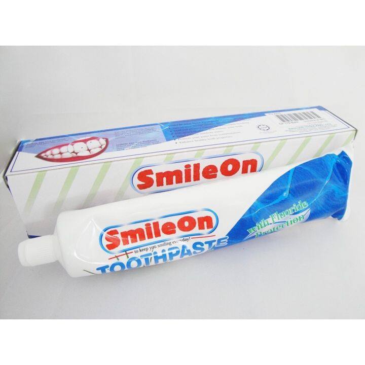 1-หลอด-ยาสีฟันสไมล์ออน-smileon-250grams-แท้100