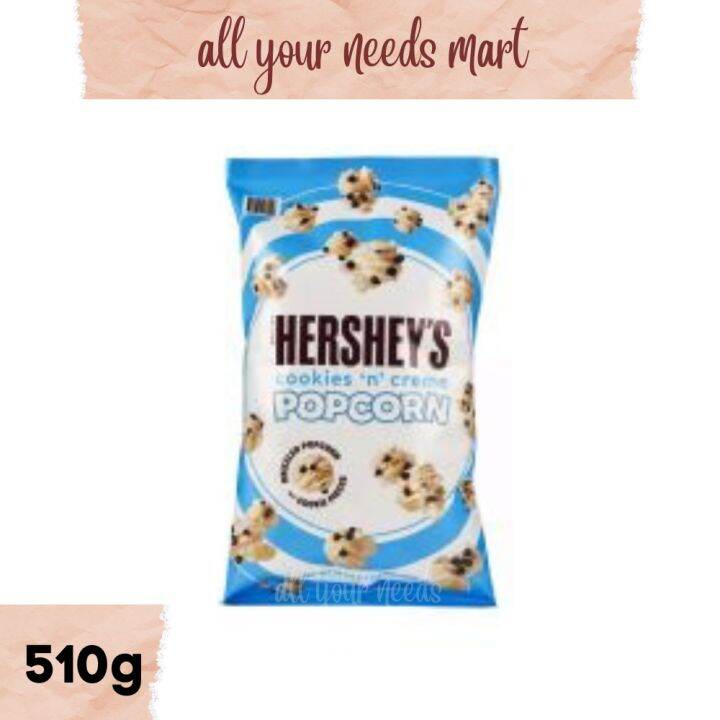 Hershey's ♡ Cookies N Creme Drizzled Popcorn 510g Lazada PH