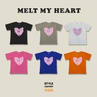 Style crayon Kids - Melt my heart t-shirt เสื้อยืดสำหรับเด็กสกรีนลาย