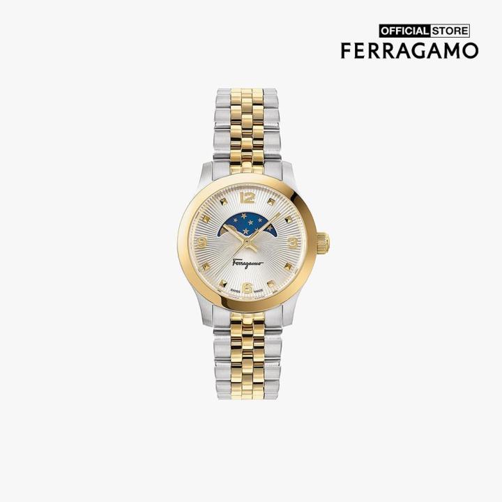 Đồng hồ nữ Ferragamo Duo Moonphase 28mm SFMN00222-0000-24