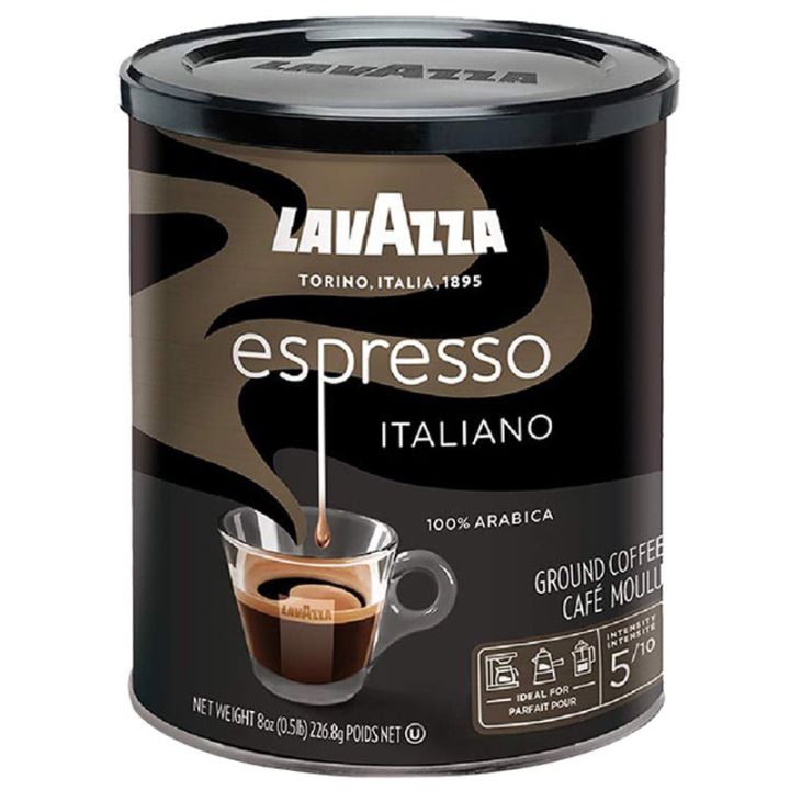 LabAzza Espresso  100% Arabica ลาวาซซากาแฟเอสเพรสโซรุ่นกระป๋อง 250กรัมลาวาซซากาแฟเอสเพรสโซรุ่นกระป๋อง 250กรัม