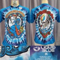 ?Liquid blue Grateful dead เสื้อวงมัดย้อม งานลิขสิทธิ์แท้ นำเข้า-USA ป้ายปั้มคอ ของแท้?