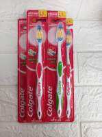 แปรงสีฟันคอลเกต เดอลุกซ์ พลัส ( Colgate Deluxe+)ขนเเปรงนุ่มปานกลาง ขนาดมาตรฐาน