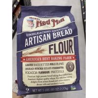 แป้ง สำหรับทำ ขนมปัง ตรา บ๊อบส เรด มิลล์ 2.27 Kg.  Unbleached Enriched Artisan Bread Flour ( Bob’s Red Mill Brand )