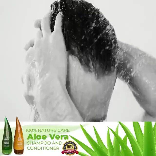 Aloe Vera Shampoo and Conditioner for Hair Grower Prevents Hair Loss 300ml Anti dandruff Lazada PH