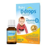 Baby Ddrops Liquid Vitamin D3 400 IU วิตามินดี3 สำหรับทารก