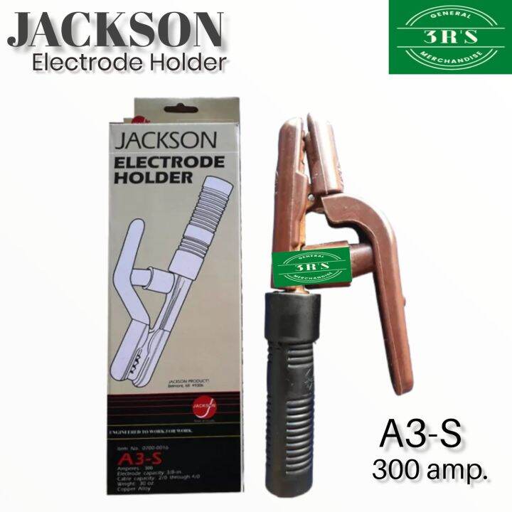 JACKSON Electrode Holder A3S (300 amp.) Heavy Duty 1pcs COD By 3R'S