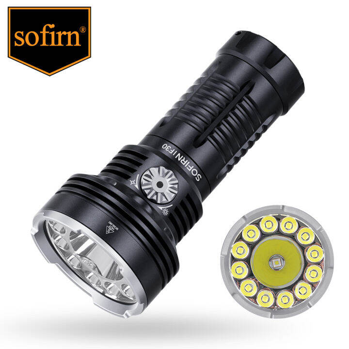 Sofirn IF30 LUMINUS SFT40 LED Flashlight Powerful 12000lm 32650 Battery