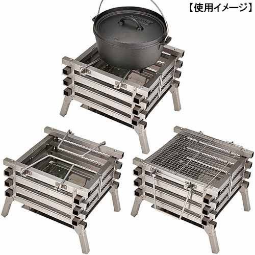 ชุดเตาถ่าน-coleman-japan-fireplace-stainless