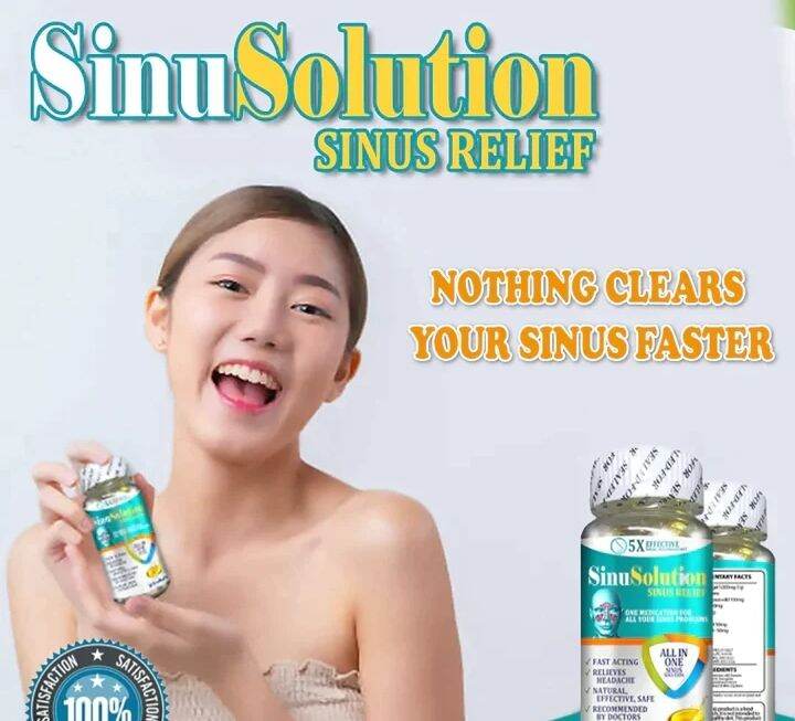 SINUSOLUTION Sinus Relief, Nasal Polyps Cured, Sinus Relief, Rhinitis