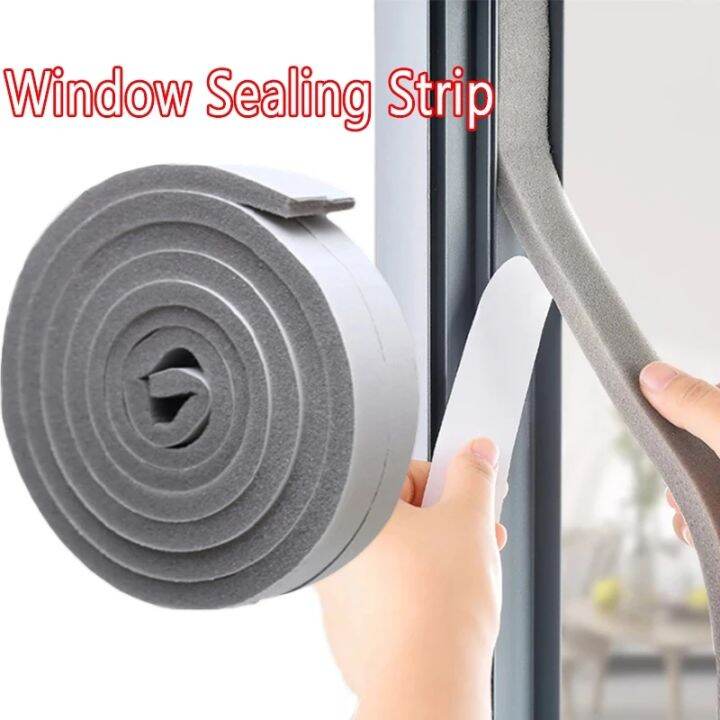 3M/1.5M PU Sponge Foam Seal Strip Tape Adhesive Anti Collision