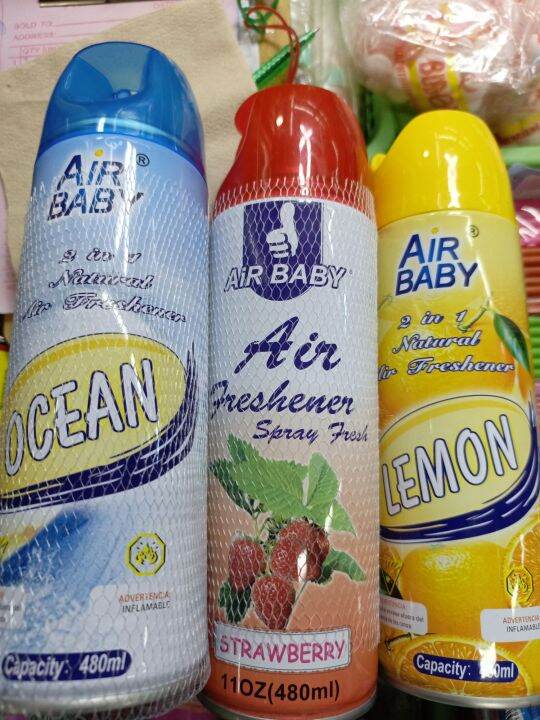 air baby natural air freshener 11oz.480ml spray fresh scent every room