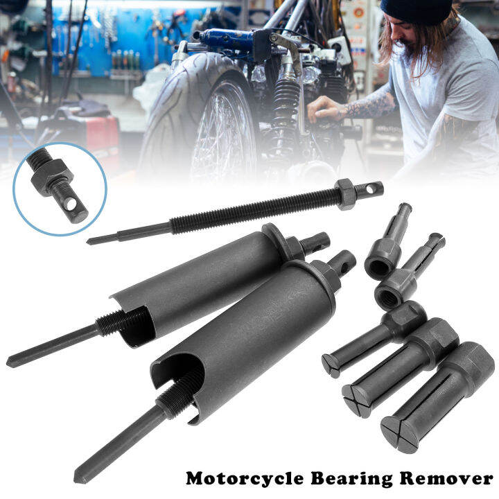 【24 hours shipping】8pcs Motorcycle Wheel Bearing Puller Tool Kit