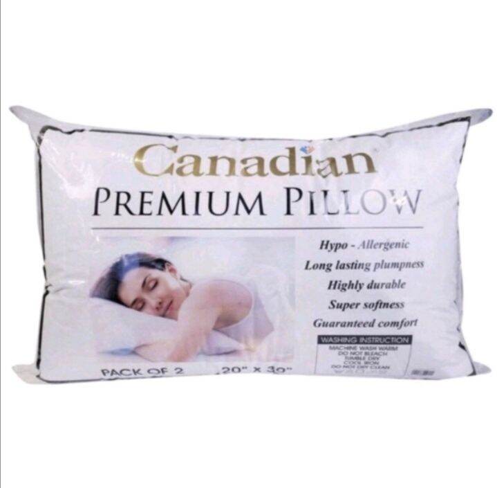 Canadian Premium Pillow 2s Lazada PH