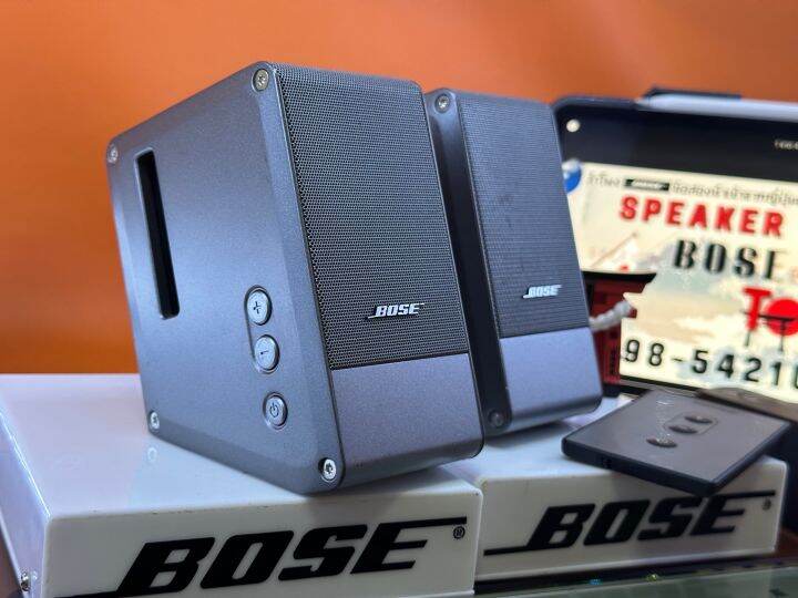 bose-m2-สภาพสวย-อุปกรณ์ครบ-รีโมท-อะแดปเตอร์boseแท้-ใช้ไฟ-100-240v