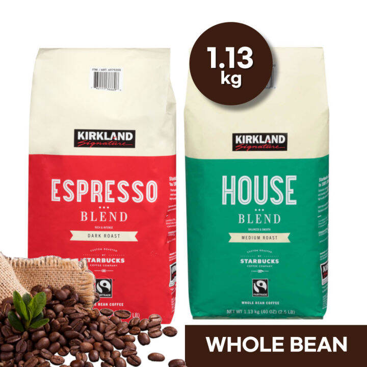 KIRKLAND Espresso House Blend Whole Bean Coffee Lazada