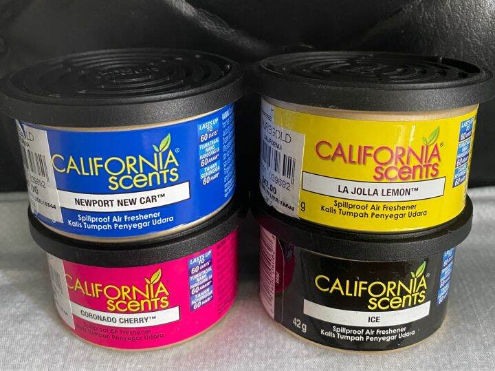 California Scents Coronado Cherry Newport New Car La Jolla Lemon Ice