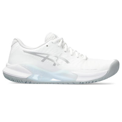 ASICS :  GEL-CHALLENGER 14 WOMEN CPS รองเท้า ผู้หญิง รองเท้าผ้าใบ รองเท้าเทนนิส ของแท้  WHITE/PURE SILVER