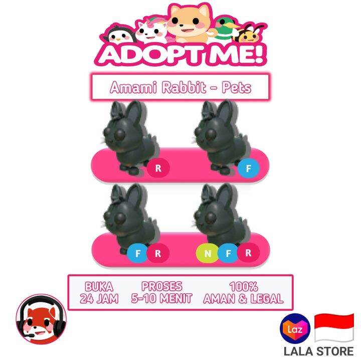 Adopt Me - Amami Rabbit - Roblox | Lazada Indonesia