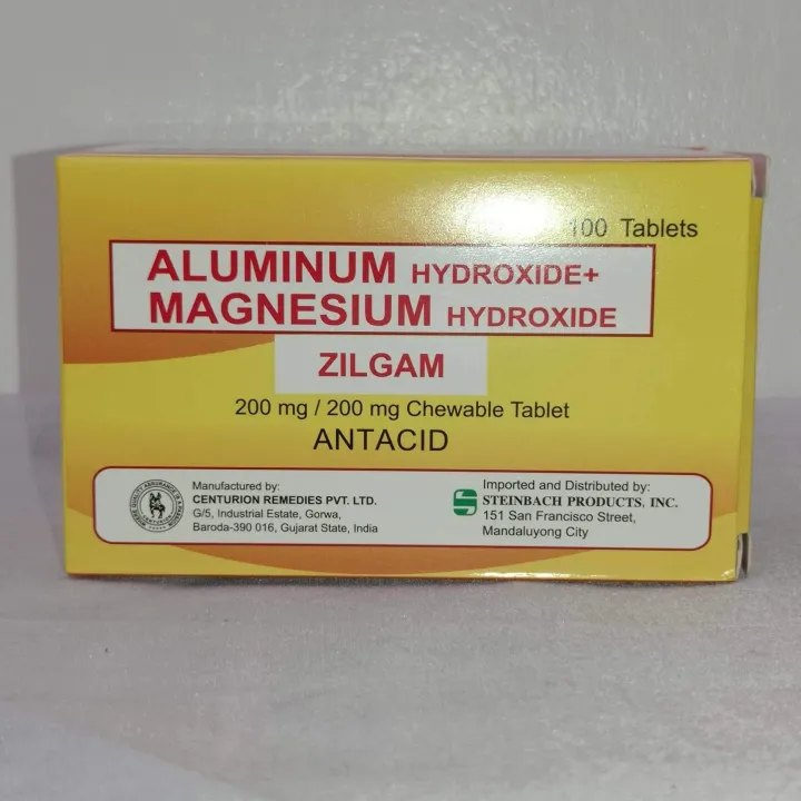 Aluminum hydroxide + magnesium hydroxide chewable tablet 10pcs Lazada PH