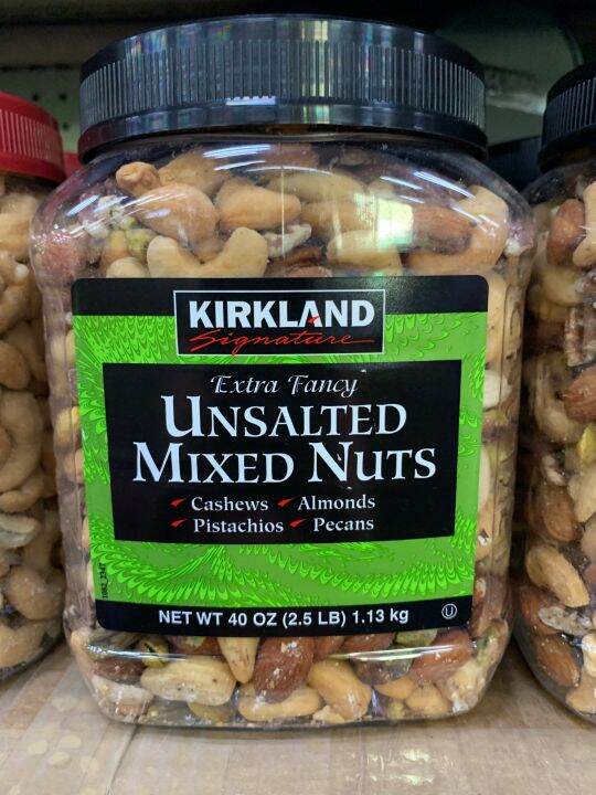 Kirkland Unsalted Mixed Nuts 1.13kg Lazada PH