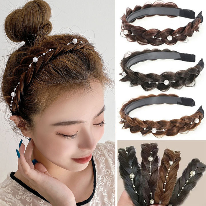 Bohemian Toothed Non-slip Hairband Wig Twist Braid Hair Hoop