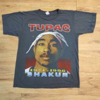 TUPAC HIPHOP ACID WASH เสื้อวง เสื้อทัวร์ เสื้อฮิปฮอป ฟอกเฟด อารมณ์งานเก่า