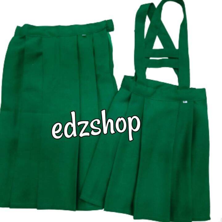 skirts emerald green school uniform. | Lazada PH