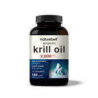 NatureBell Antarctic Krill Oil 2000mg Supplement, Softgels, Natural Source of Omega-3s, EPA, DHA and Astaxanthin - No Aftertaste - Support Heart Health, Mercury Free &amp; Non-GMO