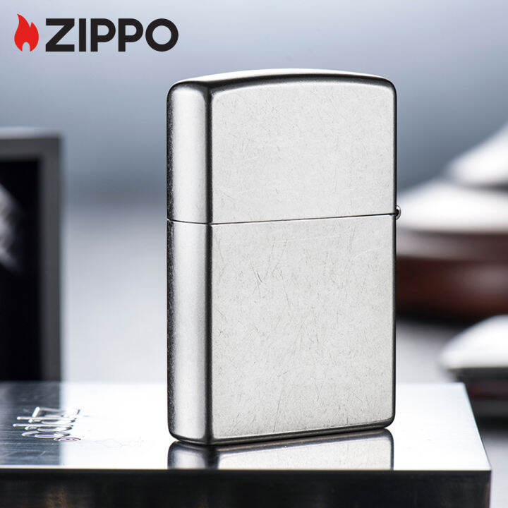 Zippo Windproof Pocket Lighter Classic Street Chrome Zippo 207（ Lighter Without Fuel Inside
