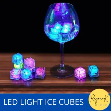 Christmas Decor Luminous LED Ice Cubes Glowing Party Ball DIY