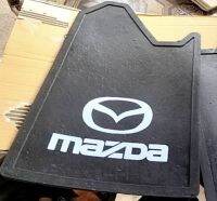 ยางบังโคลน ลายสกรีน อักษร MAZDA แบบทั่วไป ใส่ได้ทั้งหน้า/หลัง ขนาด”11*19” จำนวน 1 คู่