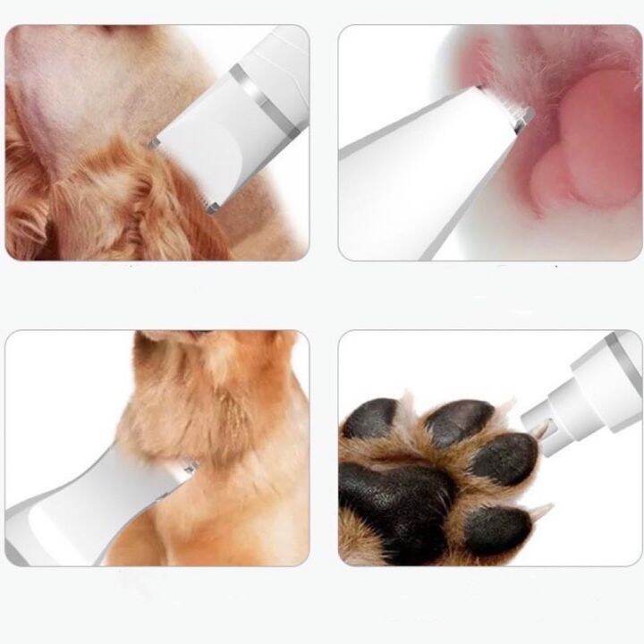 pet-hair-trimmer-เครื่องตัดขนสุนัข-เครื่องตัดขนแมว-4-หัว