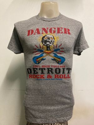 เสื้อยืด ผ้าเรยอง ลาย DANGER