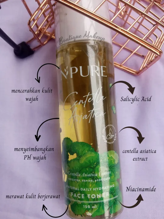 NPURE Face Toner Centella Asiatica (Cica Series) Lazada Indonesia