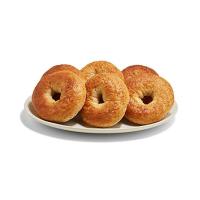 Whole Wheat Bagels 4pcs. (100g/pc) โฮลวีทเบเกล ชุด 4 ชิ้น  ขนาด100g. /ชิ้น  ไฟเบอร์สูง