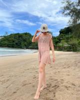 SPICIEST BEACHWEAR | Ova Beach Cover Up // Rose Gold | เสื้อคลุม เดรส เสื้อคลุมชุดว่ายน้ำ เสื้อคลุมบิกินี่ ชุดไปทะเล