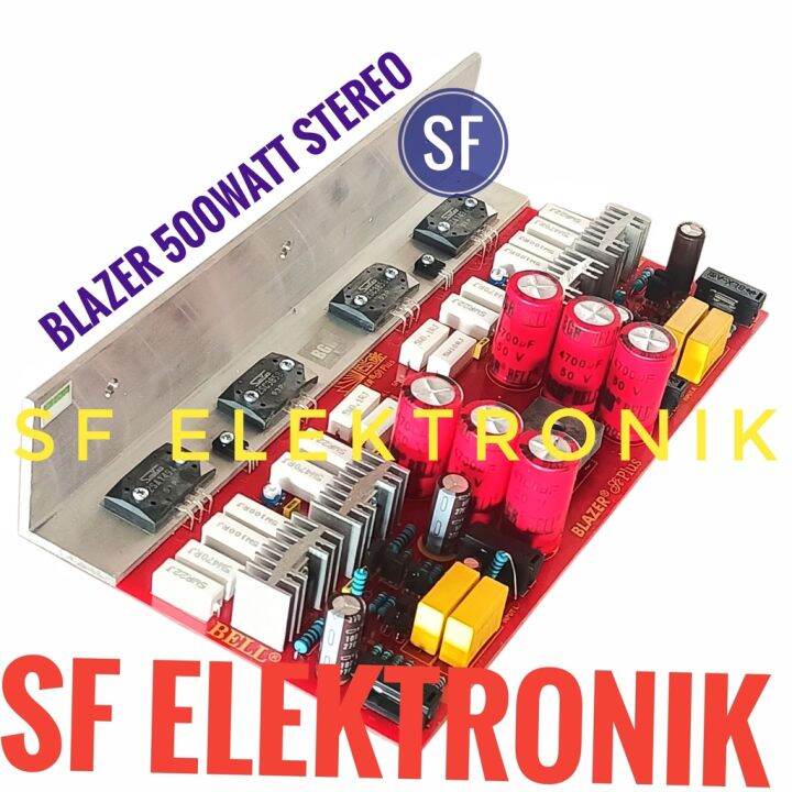 Kit Power Amplifier Blazer 500Watt Stereo 2X250Watt Lazada Indonesia