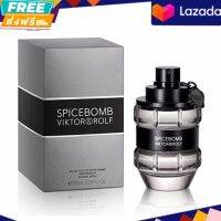 รับประกันของแท้ ?% น้ำหอม Viktor &amp; Rolf SPICEBOMB EDT For Men  90 ml. กล่องซีล ป้ายไทย