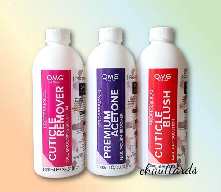 OMG PREMIUM ACETONE CUTICLE BLUSH CUTICLE REMOVER 1LITER Lazada PH