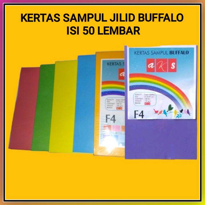 Kertas Cover Jilid Buffalo Folio Kertas Buffalo F4 Isi 50 Lembar