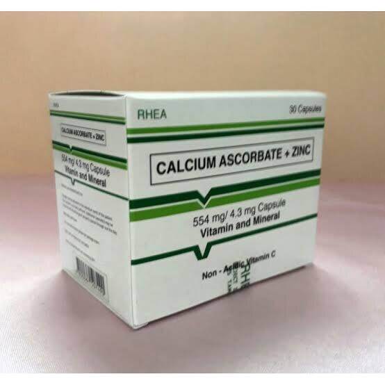 Rhea Calcium Ascorbate Plus Zinc Lazada PH