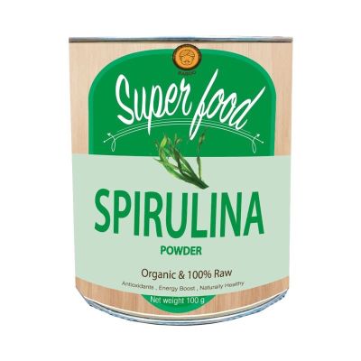 ผงสไปรูลิน่า ออร์แกนิค 100 กรัม Spirlina Powder Organic 100 g