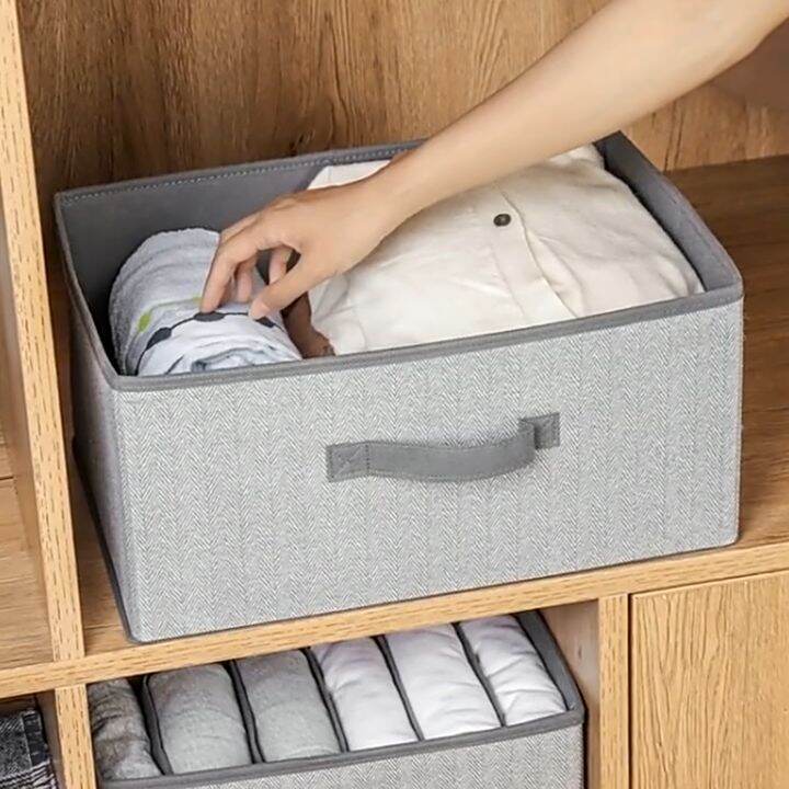 Non woven fabric storage box, drawer style fabric storage box, square
