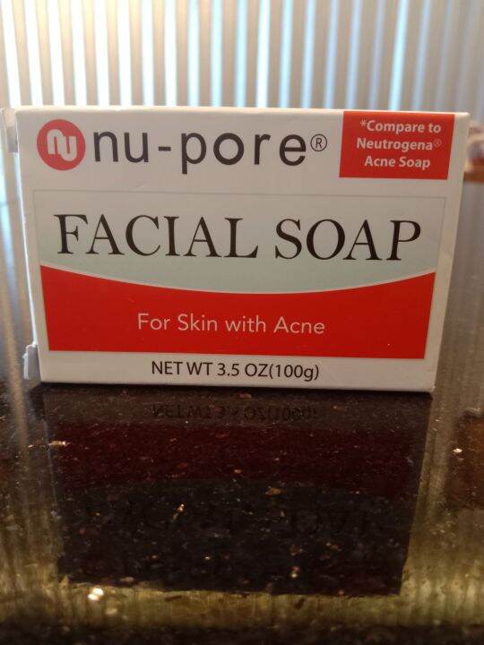 NuPore Cleansing Facial Bar for skin with acne (100g) Lazada PH