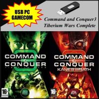 USB เกมส์คอม-Command &amp; Conquer 3 Tiberium Wars+Kane’s Wrath Complete Edition