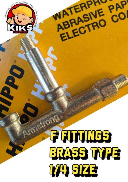 F fittings 1/4 brass type Connector High Quality Brass Water Tank